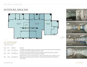 301 N Lake Ave, Pasadena, CA for lease Floor Plan- Image 1 of 3