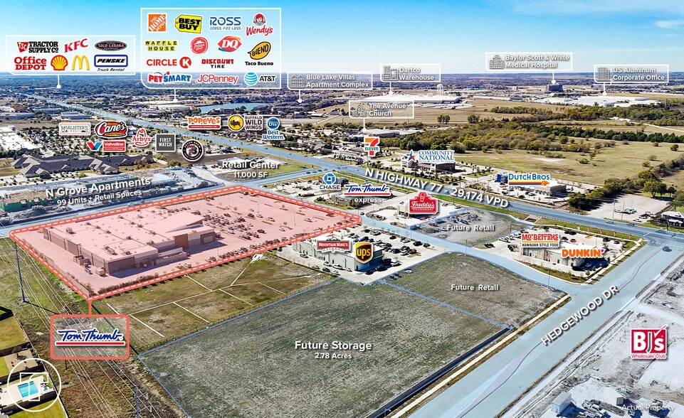 NEC North Grove & US 77, Waxahachie, TX for sale - Building Photo - Image 3 of 6