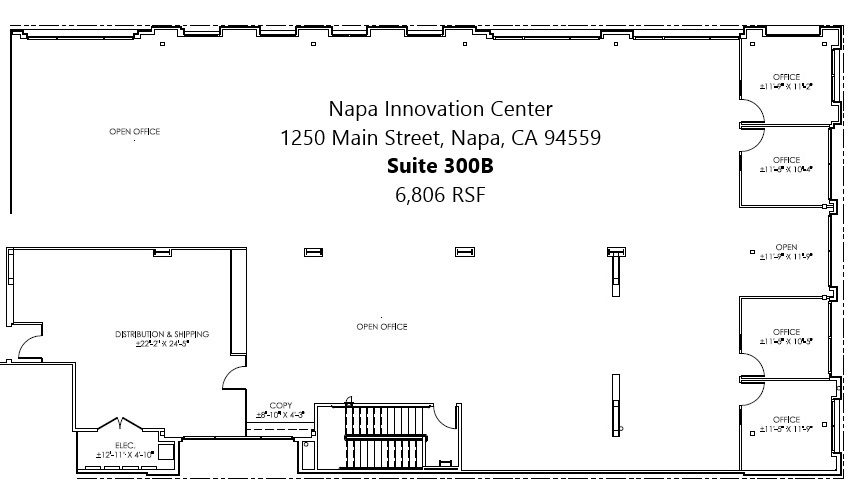 1250 Main St, Napa, CA for lease Floor Plan- Image 1 of 1