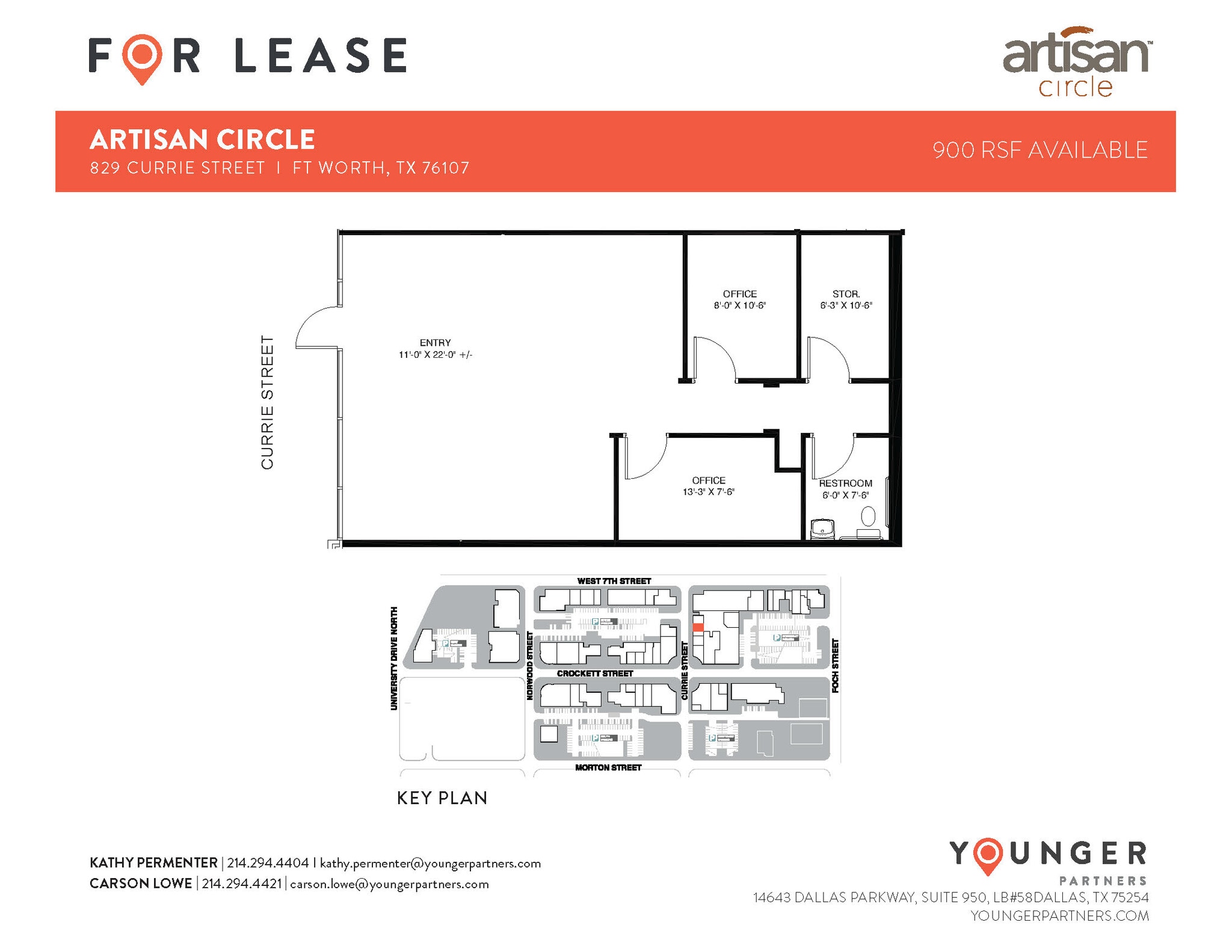 2973 W 7th St, Fort Worth, TX for lease Floor Plan- Image 1 of 1