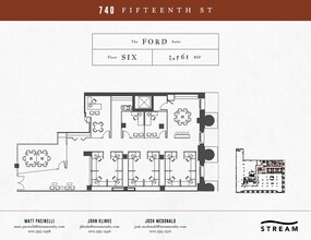 740 15th St Nw, Washington, DC for lease Floor Plan- Image 1 of 1