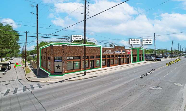 4500-4512 S Flores St, San Antonio, TX à louer - Photo du bâtiment - Image 2 de 14