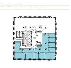 100 Bush St, San Francisco, CA à louer Plan d  tage- Image 1 de 1