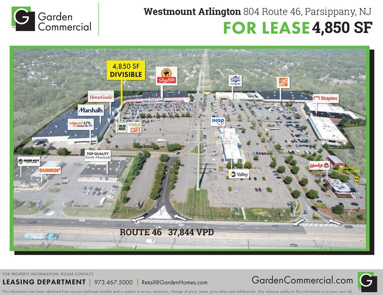 808 W Route 46, Parsippany, NJ à louer - Photo du bâtiment - Image 2 de 8