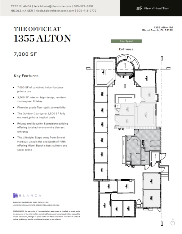 1355 Alton Rd, Miami Beach, FL à louer Plan d’étage- Image 1 de 1