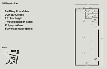 1121-1129 Conveyor Ln, Dallas, TX à louer Plan d’étage- Image 1 de 1