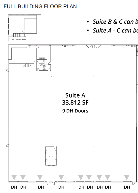 7520 Airway Rd, San Diego, CA à louer Plan d’étage- Image 1 de 2