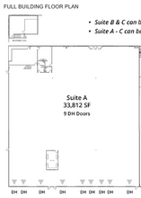 7520 Airway Rd, San Diego, CA à louer Plan d’étage- Image 1 de 2