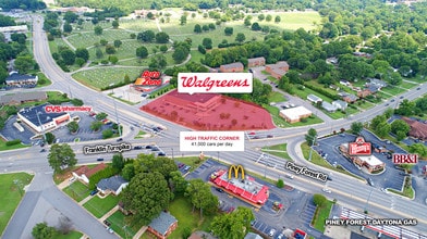 1500 Piney Forest Rd, Danville, VA - AERIAL map view