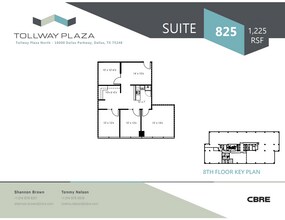 16000 N Dallas Pky, Dallas, TX for lease Floor Plan- Image 1 of 1