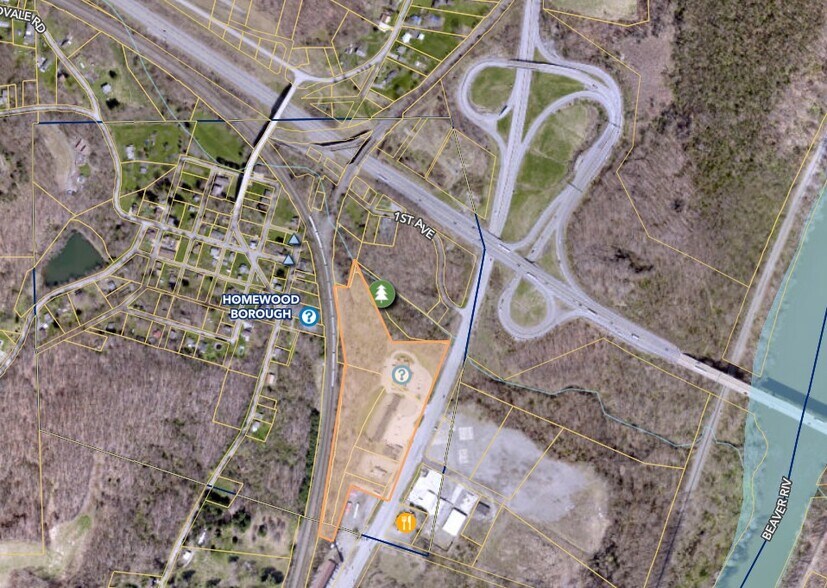 7099 Big Beaver Blvd, Beaver Falls, PA à vendre - Aérien - Image 2 de 5