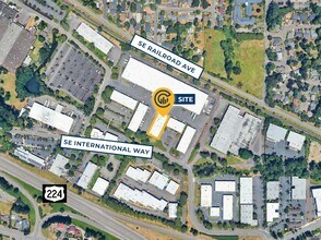 5497 SE International Way, Milwaukie, OR - Aérien  Vue de la carte