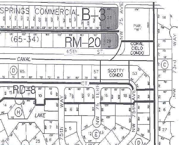 7400-7448 Wiles Rd, Coral Springs, FL à vendre Plan cadastral- Image 1 de 1