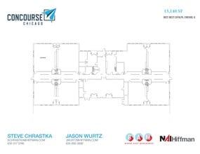 8601 W Bryn Mawr Ave, Chicago, IL à louer Plan d’étage- Image 1 de 9