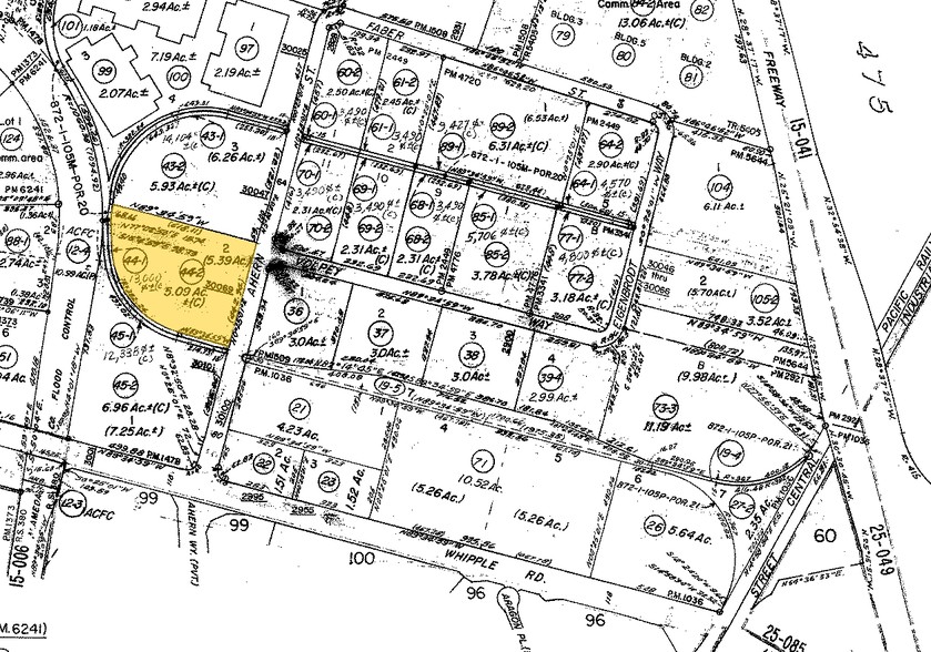 30069-30083 Ahern Ave, Union City, CA for lease - Plat Map - Image 2 of 3