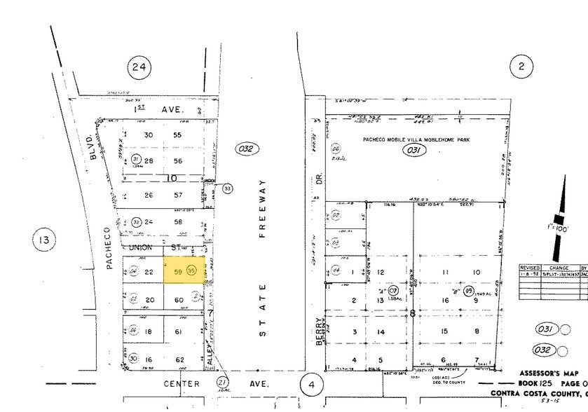 100 Union St, Pacheco, CA à vendre - Plan cadastral - Image 2 de 3
