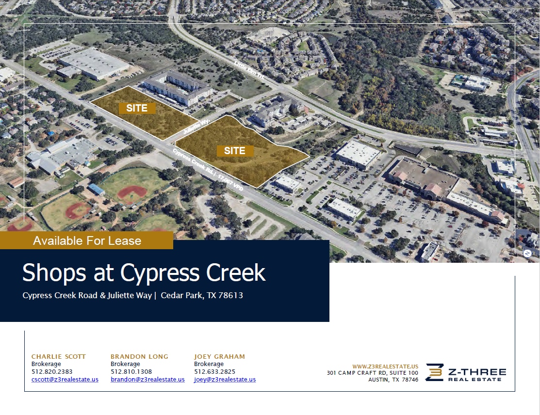 Cypress Creek Rd, Cedar Park, TX for lease Primary Photo- Image 1 of 2
