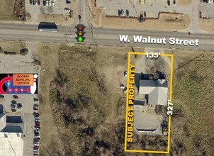 3010 W Walnut St, Rogers, AR - AERIAL  map view - Image1