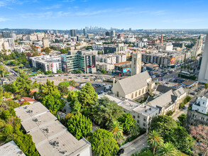 1908 Hillcrest Rd, Los Angeles, CA - aerial  map view