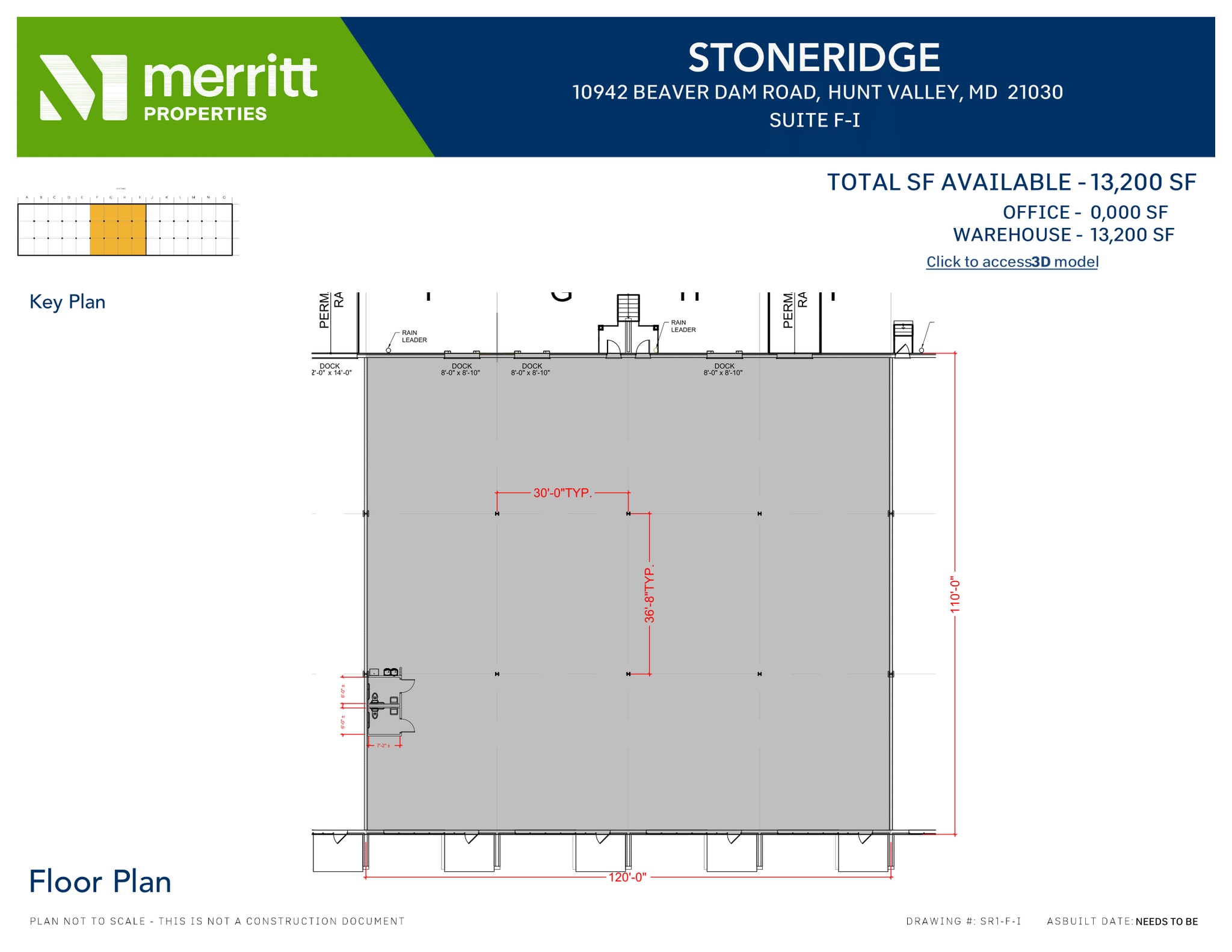 10942 Beaver Dam Rd, Hunt Valley, MD for lease Floor Plan- Image 1 of 1
