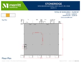 10942 Beaver Dam Rd, Hunt Valley, MD for lease Floor Plan- Image 1 of 1