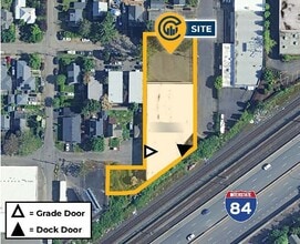 1163 NE 63rd Ave, Portland, OR - AERIAL  map view