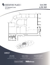 777 Oakmont Ln, Westmont, IL for lease Floor Plan- Image 1 of 2