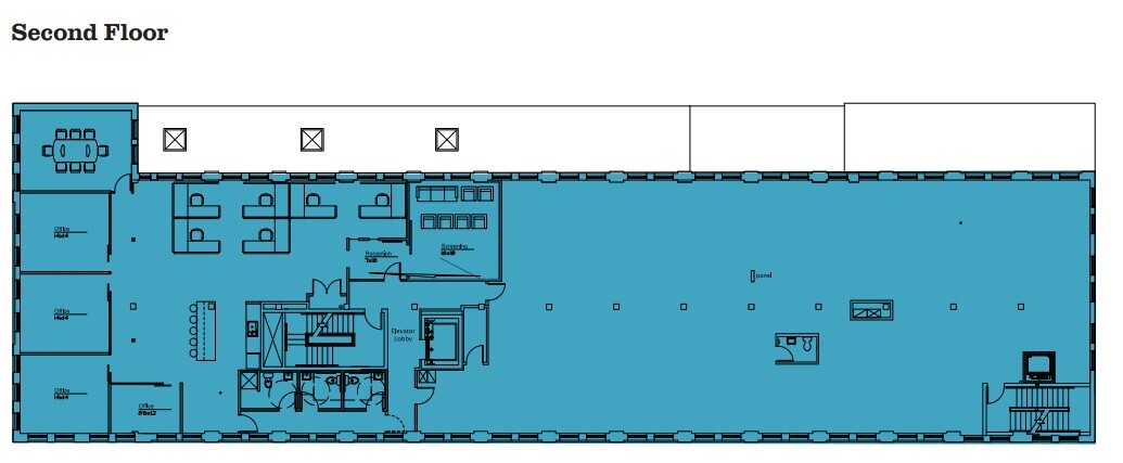 2900 Detroit Ave, Cleveland, OH 44113 - Unit 2nd Floor -  - Floor Plan - Image 1 of 1