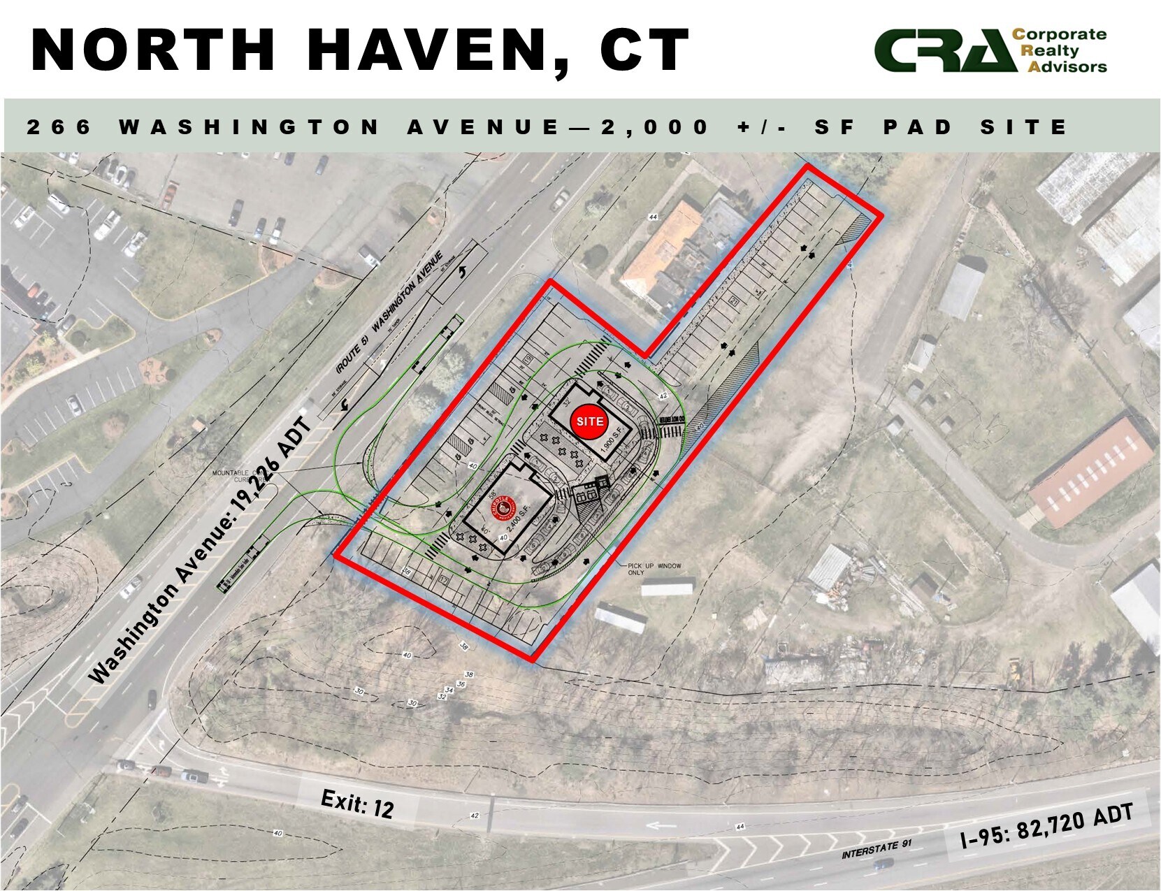 266 Washington ave, North Haven, CT à louer Plan de site- Image 1 de 3