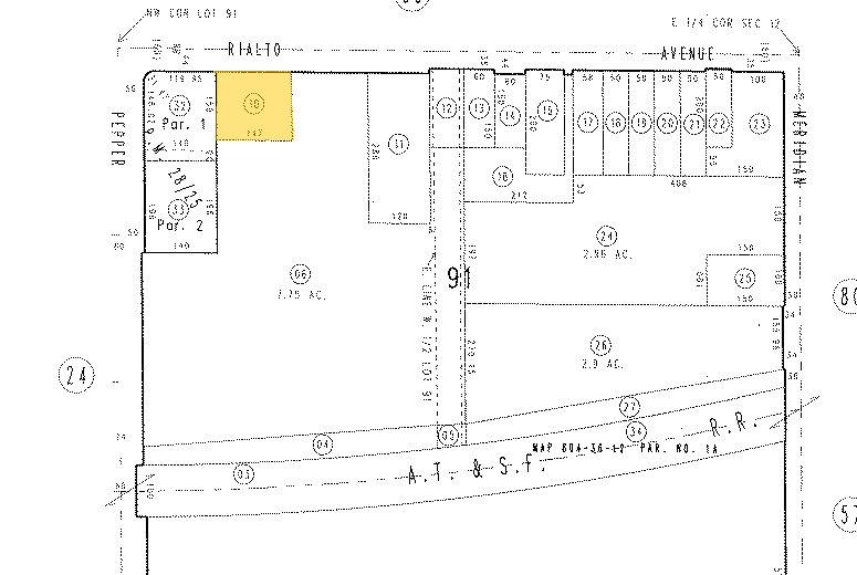 2863 Rialto Ave, San Bernardino, CA à vendre - Plan cadastral - Image 2 de 13