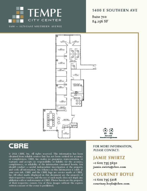 1400 E Southern Ave, Tempe, AZ à louer Plan d  tage- Image 1 de 1