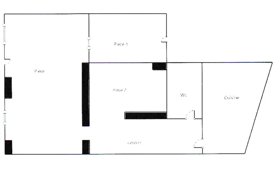 Retail in Paris for lease - Floor Plan - Image 3 of 4