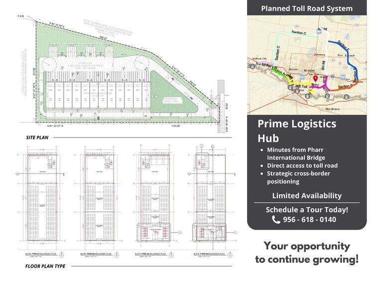 5900 S Stewart Rd, San Juan, TX à louer - Plan d’étage type - Image 2 de 11