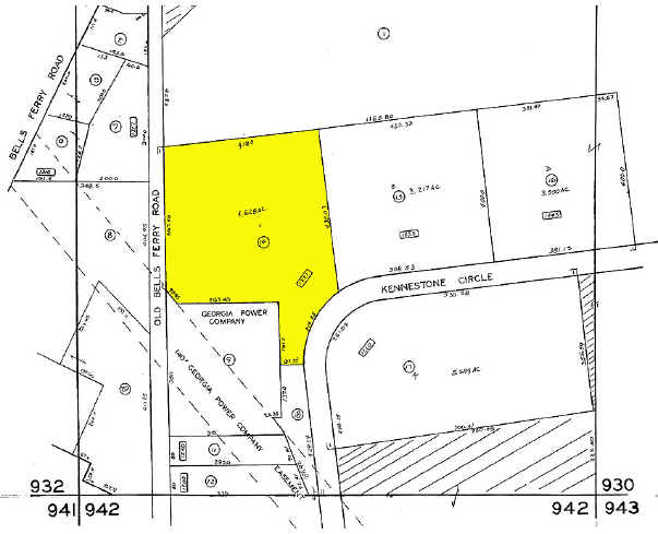 1225 Kennestone Cir, Marietta, GA for lease - Plat Map - Image 2 of 4