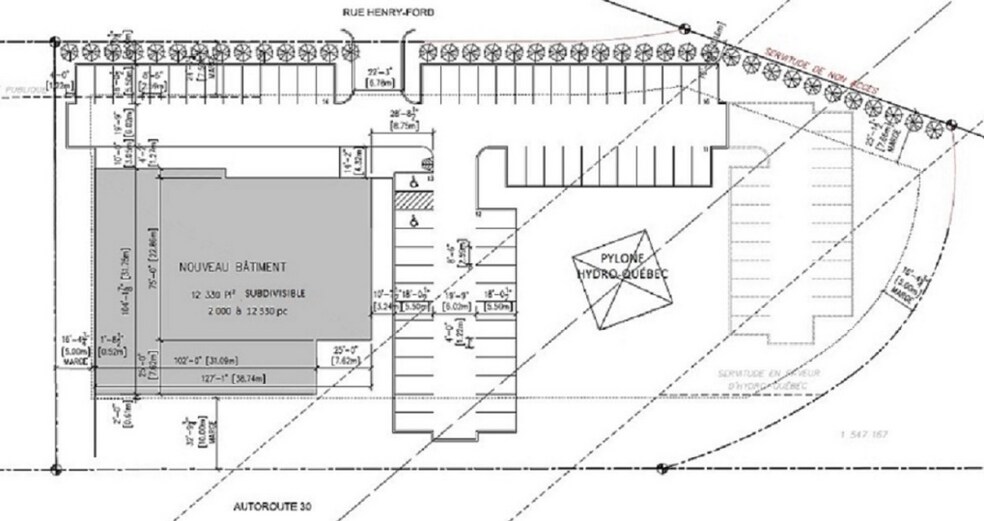 Rue Henry-Ford, Vaudreuil-dorion, QC à vendre - Plan cadastral - Image 3 de 3