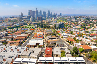 1053 Figueroa Ter, Los Angeles, CA - Aérien  Vue de la carte