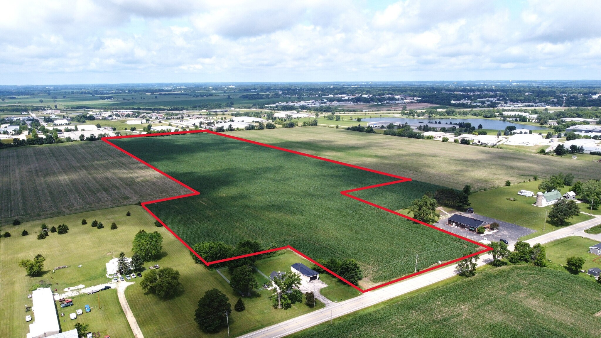 Lt 0 County Trunk H, Elkhorn, WI for sale Aerial- Image 1 of 5
