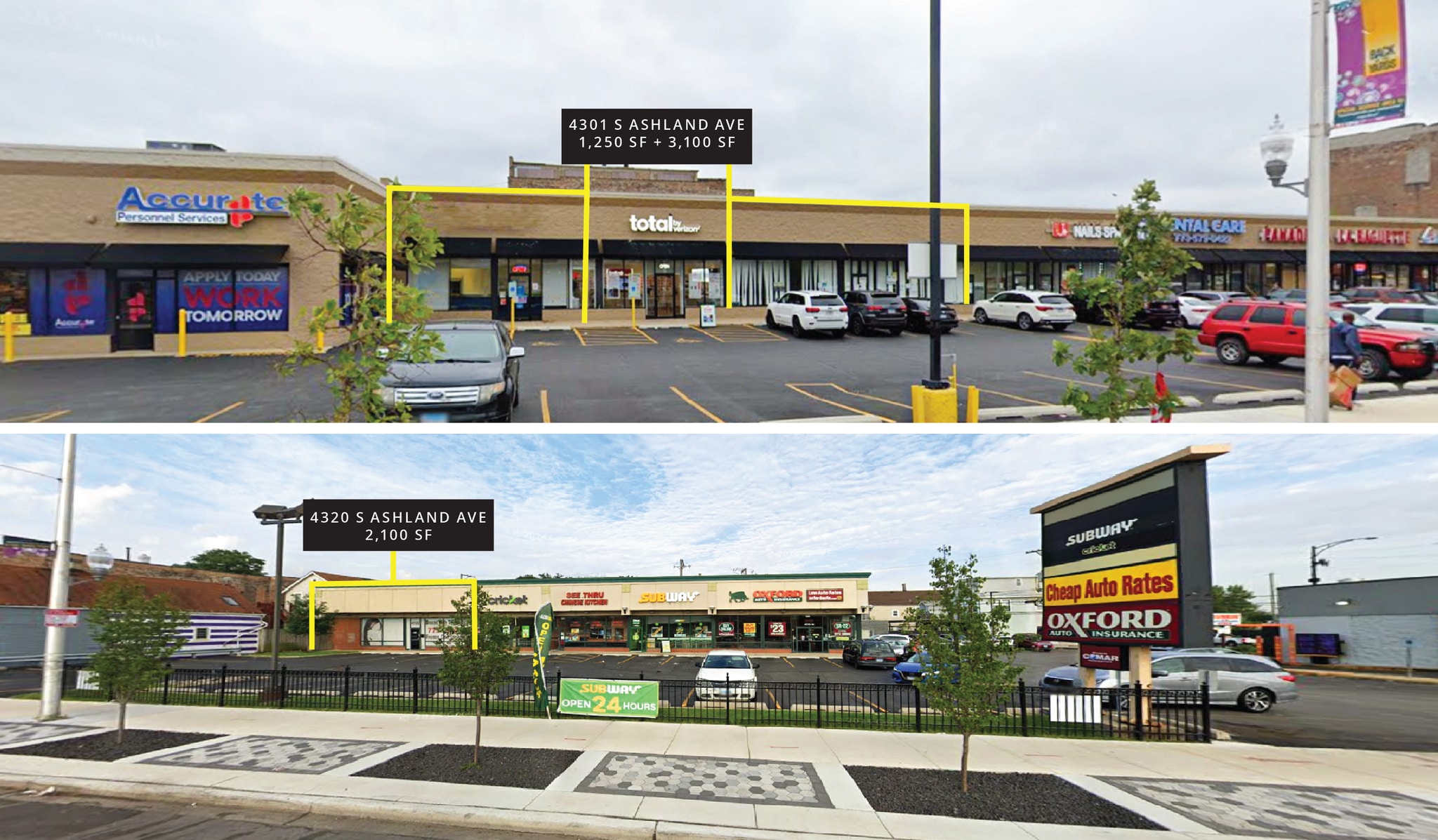 4312-4322 S Ashland Ave, Chicago, IL for lease Building Photo- Image 1 of 2