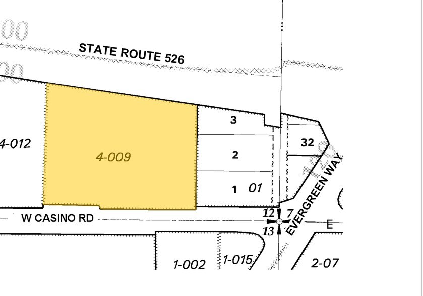 205-207 E Casino Rd, Everett, WA à louer - Plan cadastral - Image 2 de 4