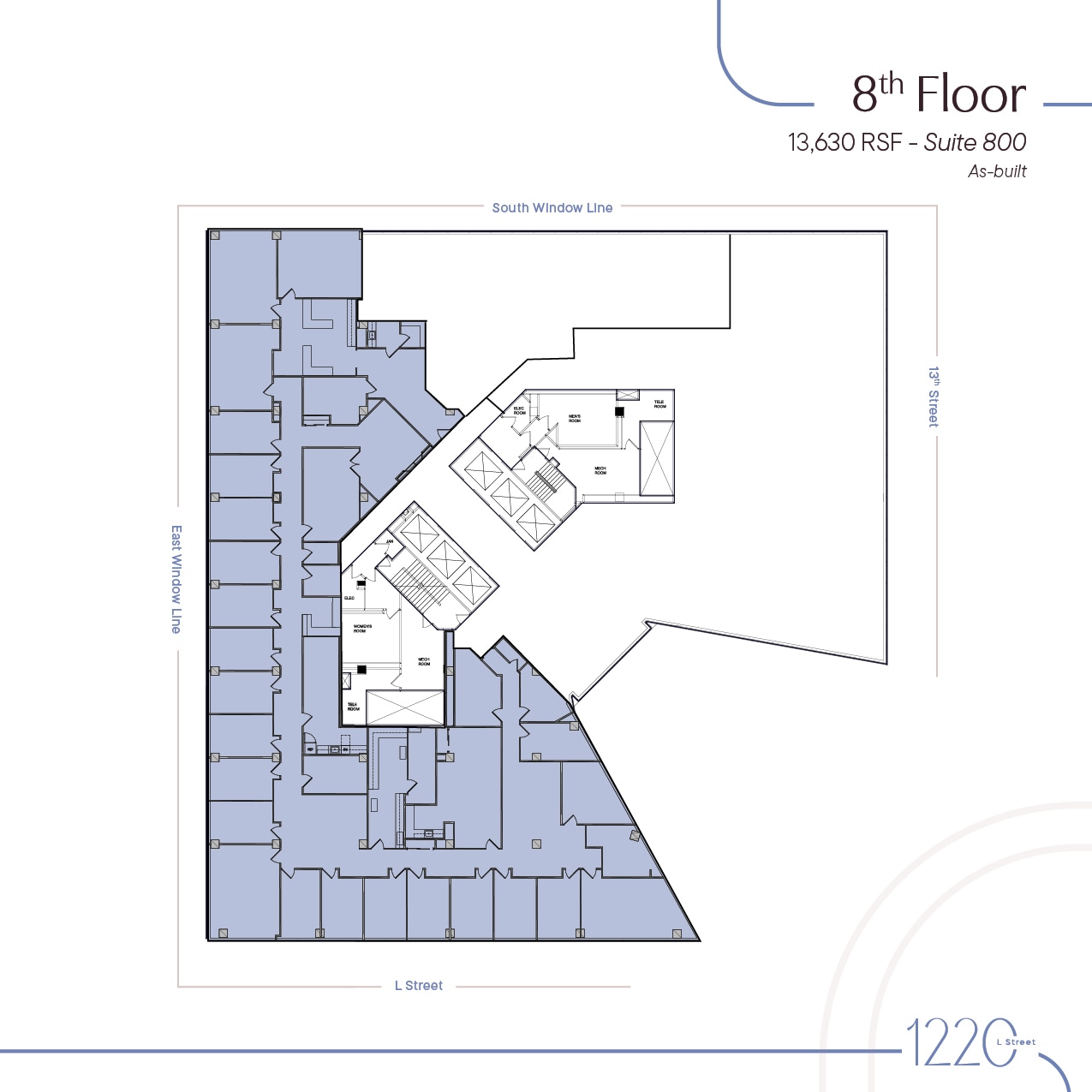 1220 L St NW, Washington, DC for lease Floor Plan- Image 1 of 1