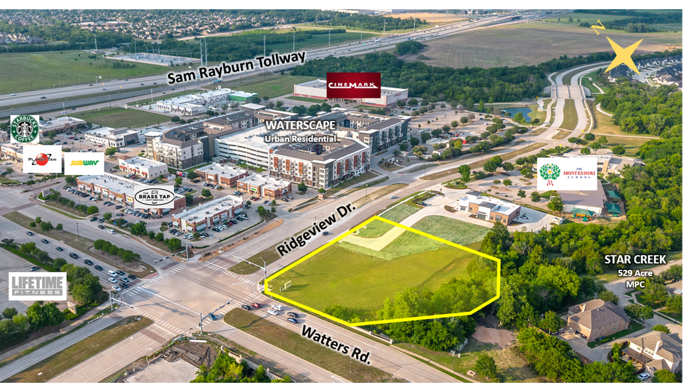 Southeast corner of Watters Rd. and Ridgeview Dr., Allen, TX for sale - Primary Photo - Image 1 of 6
