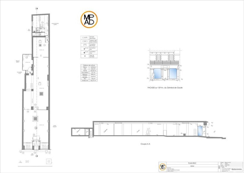 Commerce de détail dans La Baule-Escoublac à louer - Plan d’étage - Image 2 de 3