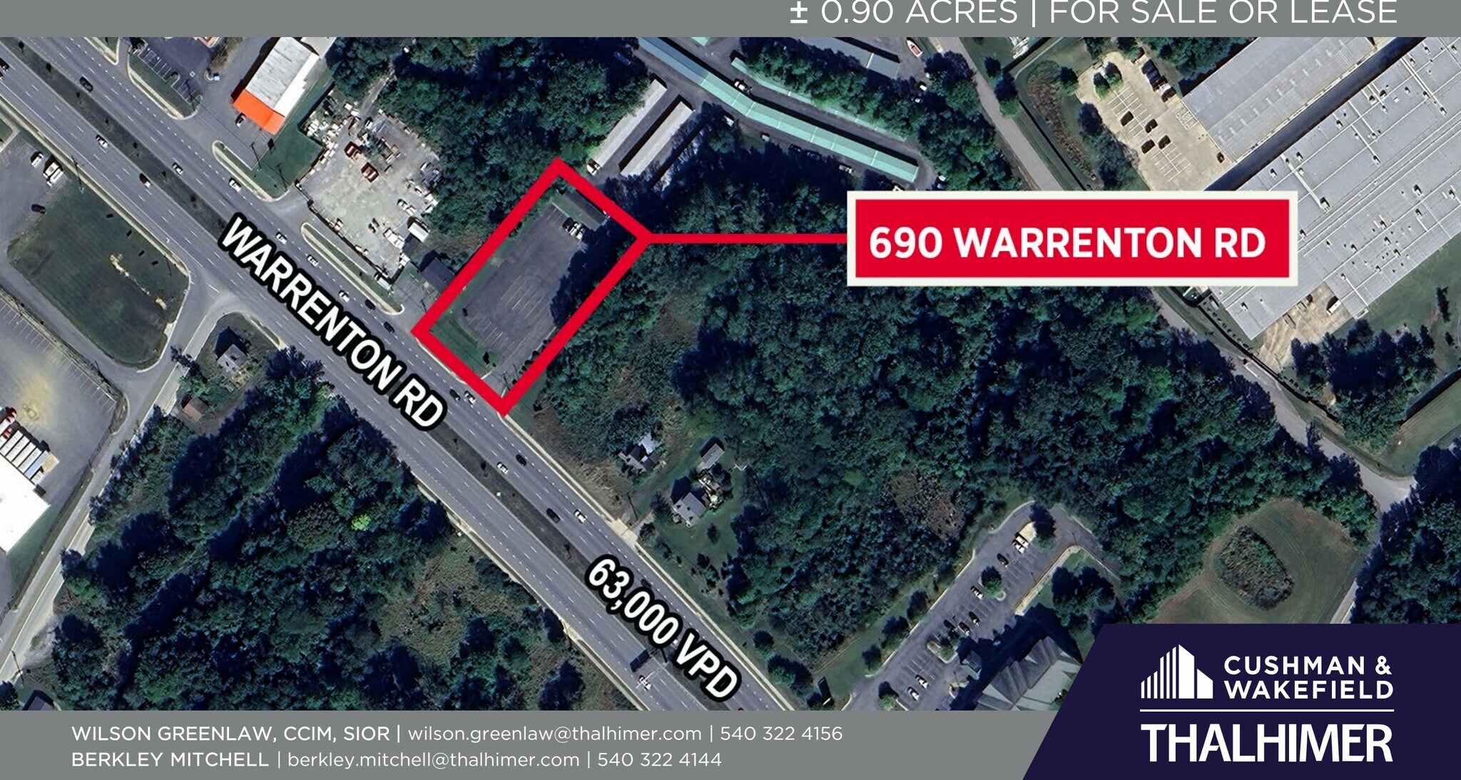 690 Warrenton Rd, Fredericksburg, VA à vendre Plan de site- Image 1 de 2