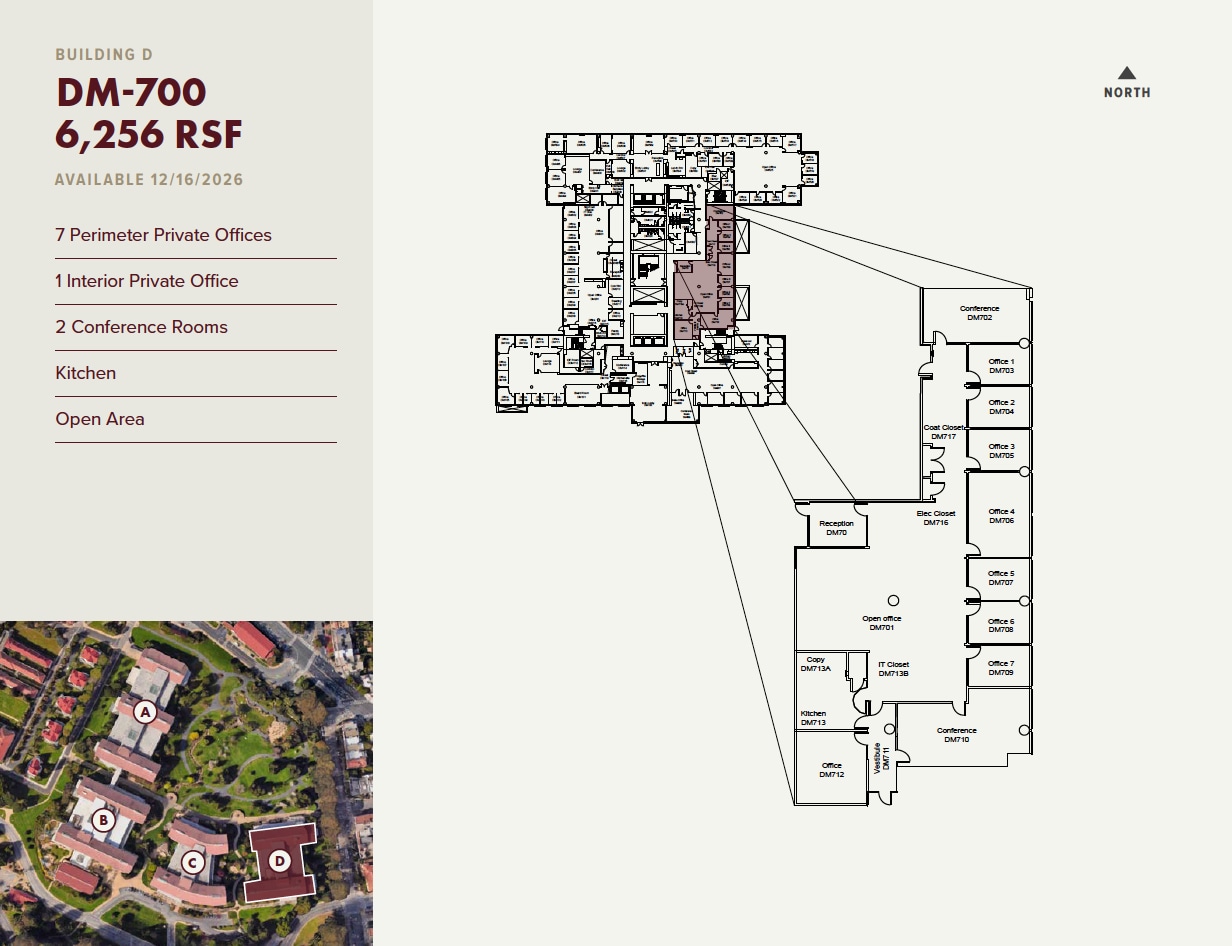 One Letterman Dr, San Francisco, CA à louer Plan d’étage- Image 1 de 1
