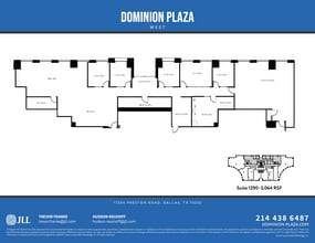 17304 Preston Rd, Dallas, TX à louer Plan d’étage- Image 1 de 1