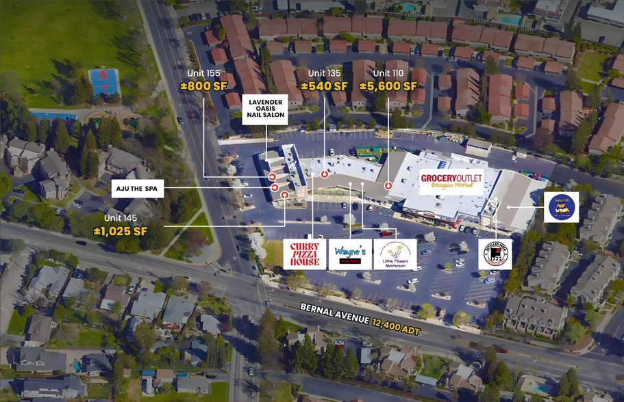 3500-3550 Bernal Ave, Pleasanton, CA for lease - Primary Photo - Image 1 of 2