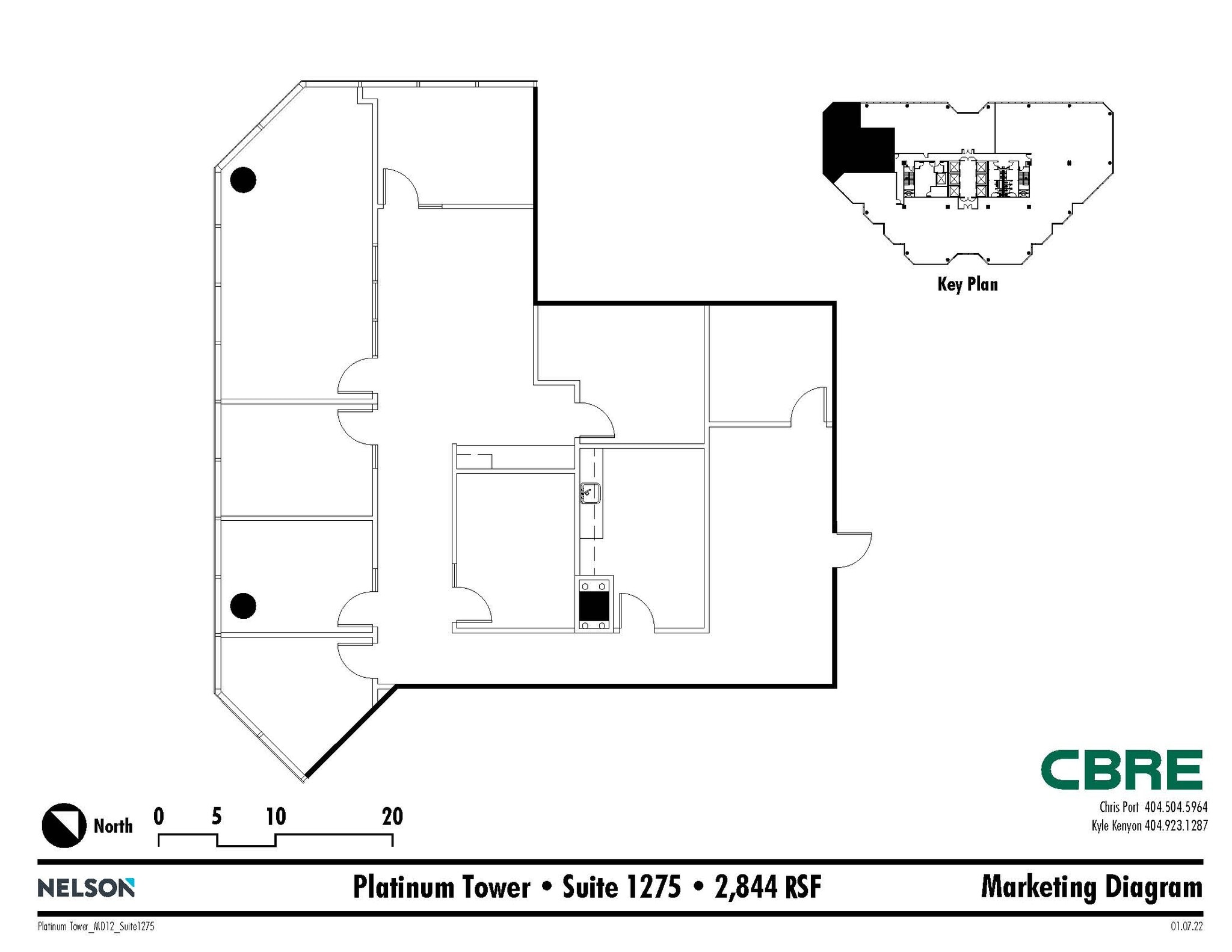 400 Interstate N Pky SE, Atlanta, GA à louer Plan d’étage- Image 1 de 1