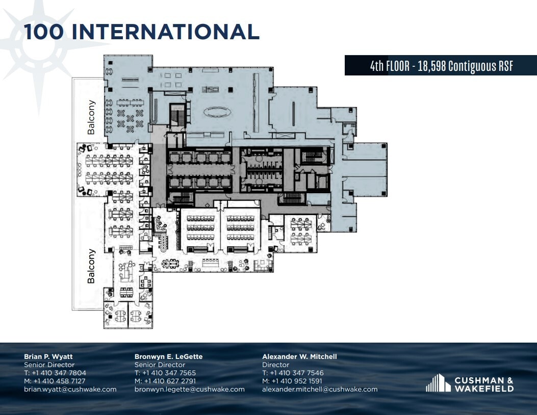 100 International Dr, Baltimore, MD for lease Floor Plan- Image 1 of 1