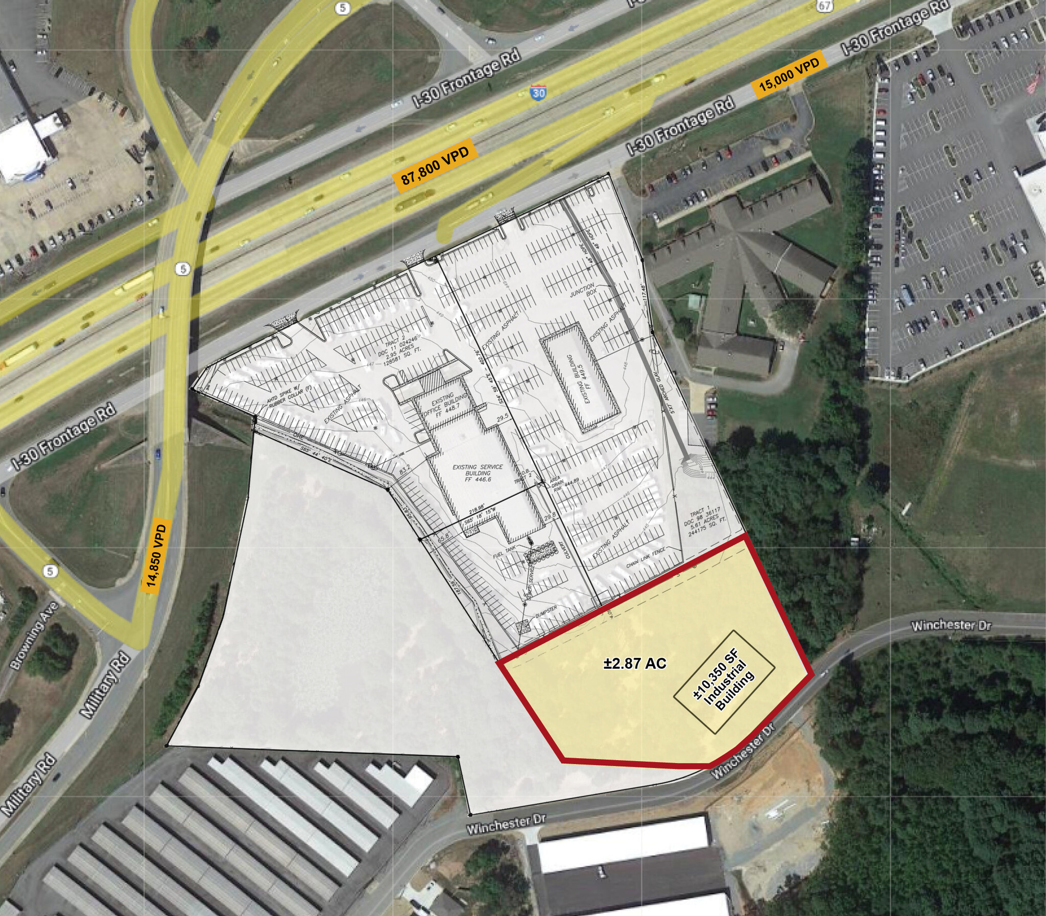 Winchester Dr, Benton, AR for sale Site Plan- Image 1 of 4