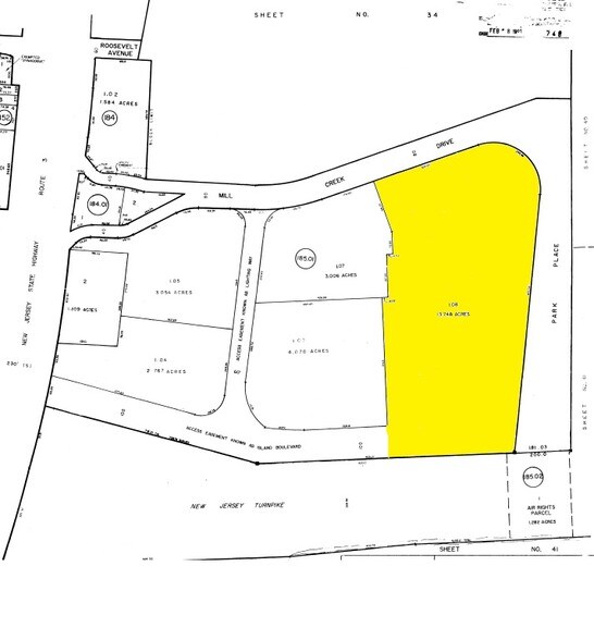400 Mill Creek Dr, Secaucus, NJ à louer - Plan cadastral - Image 2 de 7